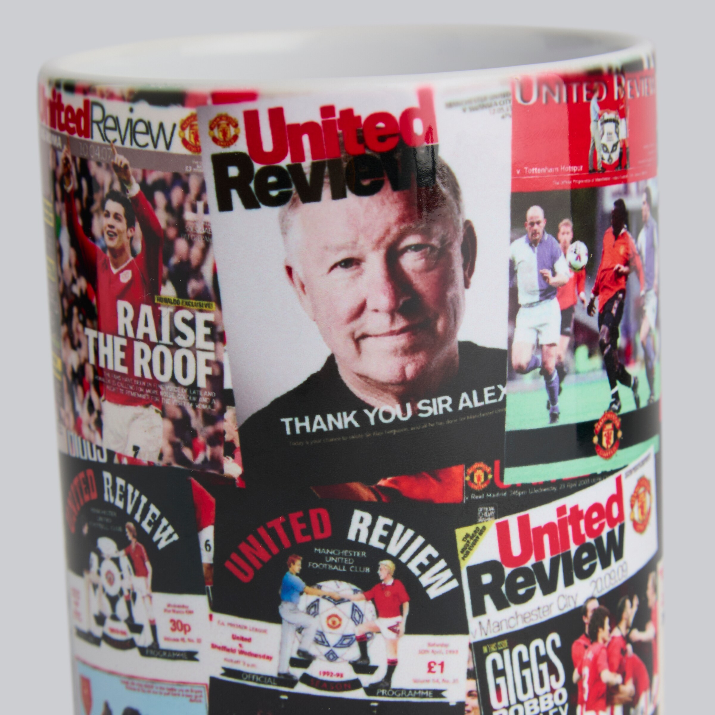 Manchester United United Review Mug Multi Multi Detail [4-4]