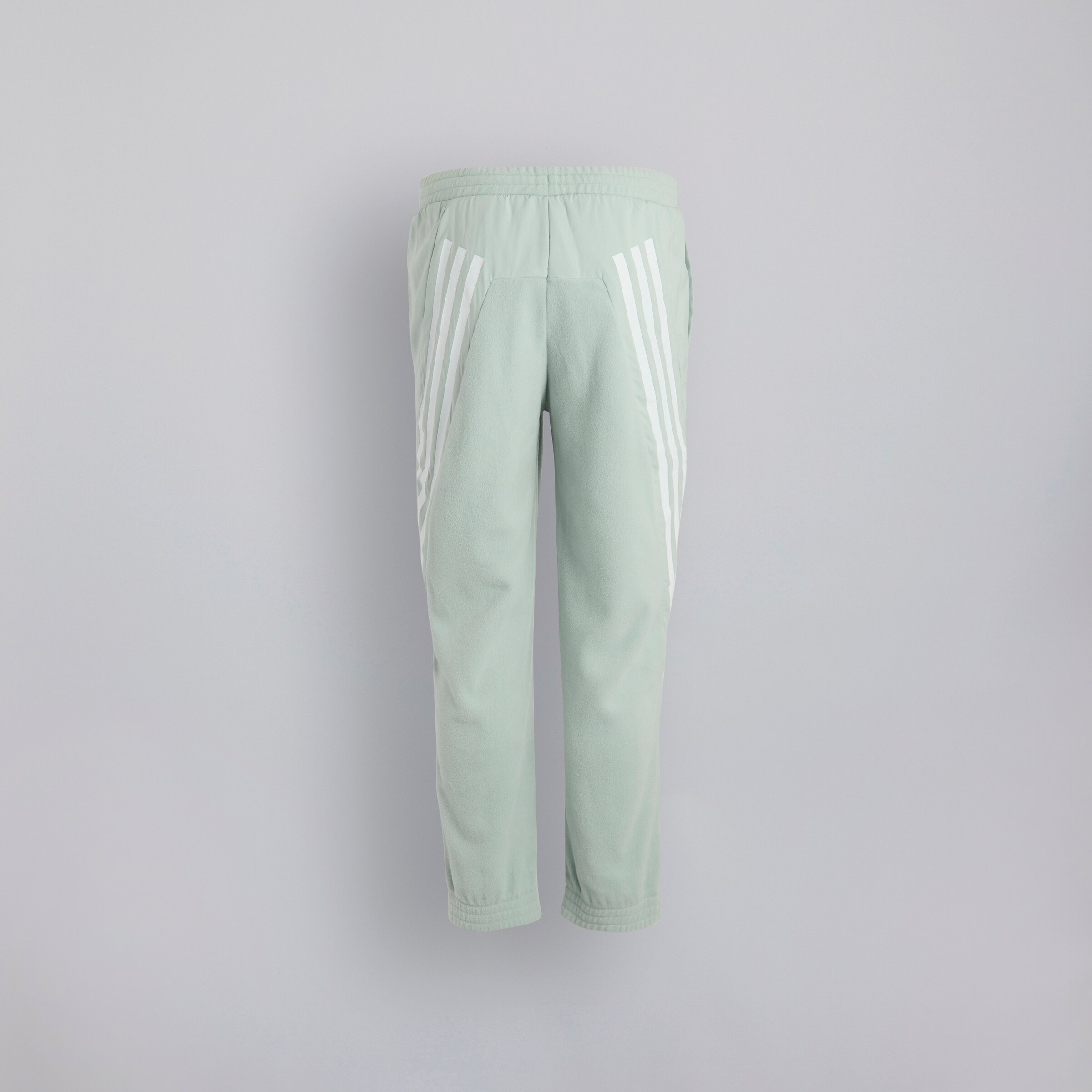 Manchester United x adidas Future Icons 3-Stripes Joggers Grey Grey Detail [2-2]