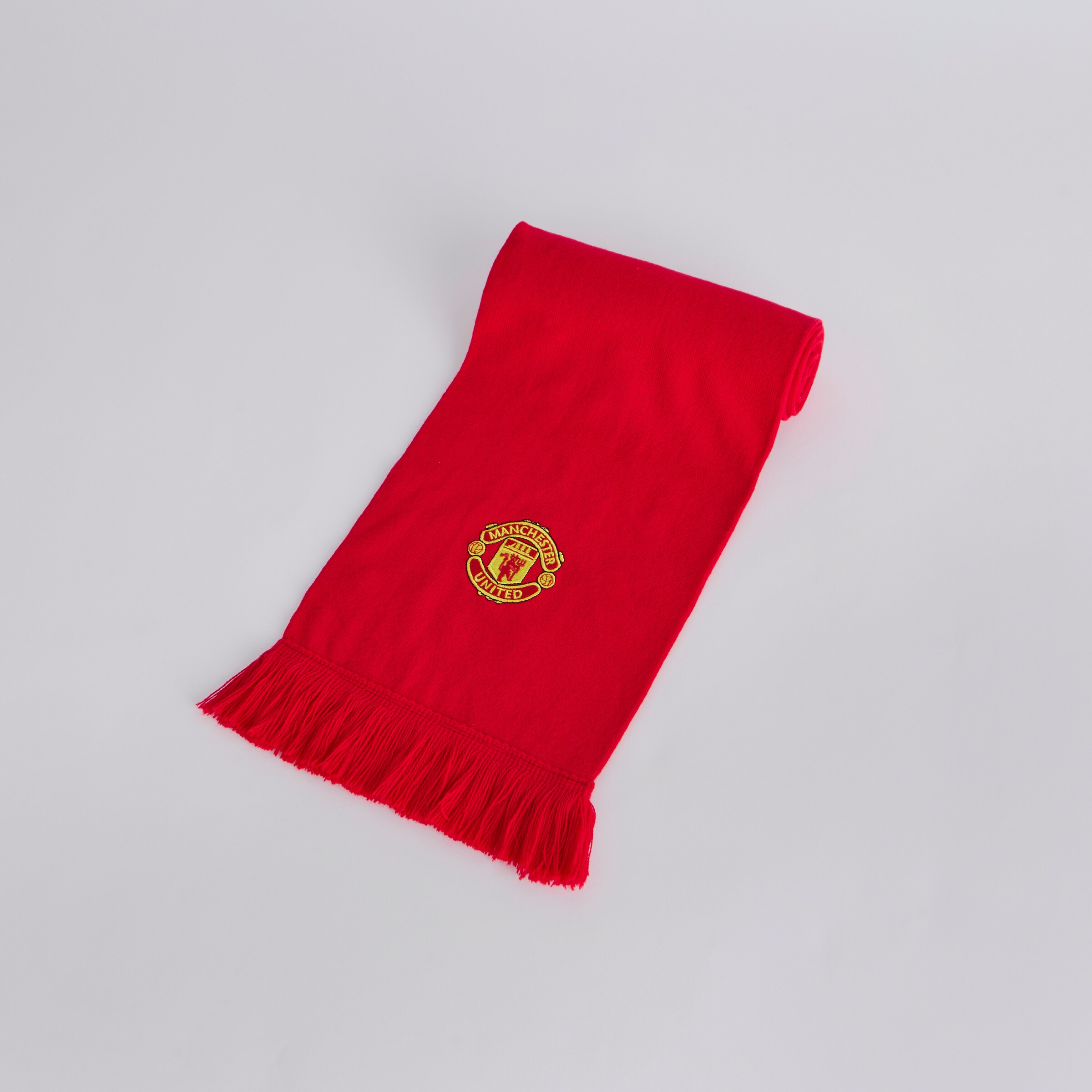Manchester United Embroidered Crest Scarf Red Red Detail [4-4]