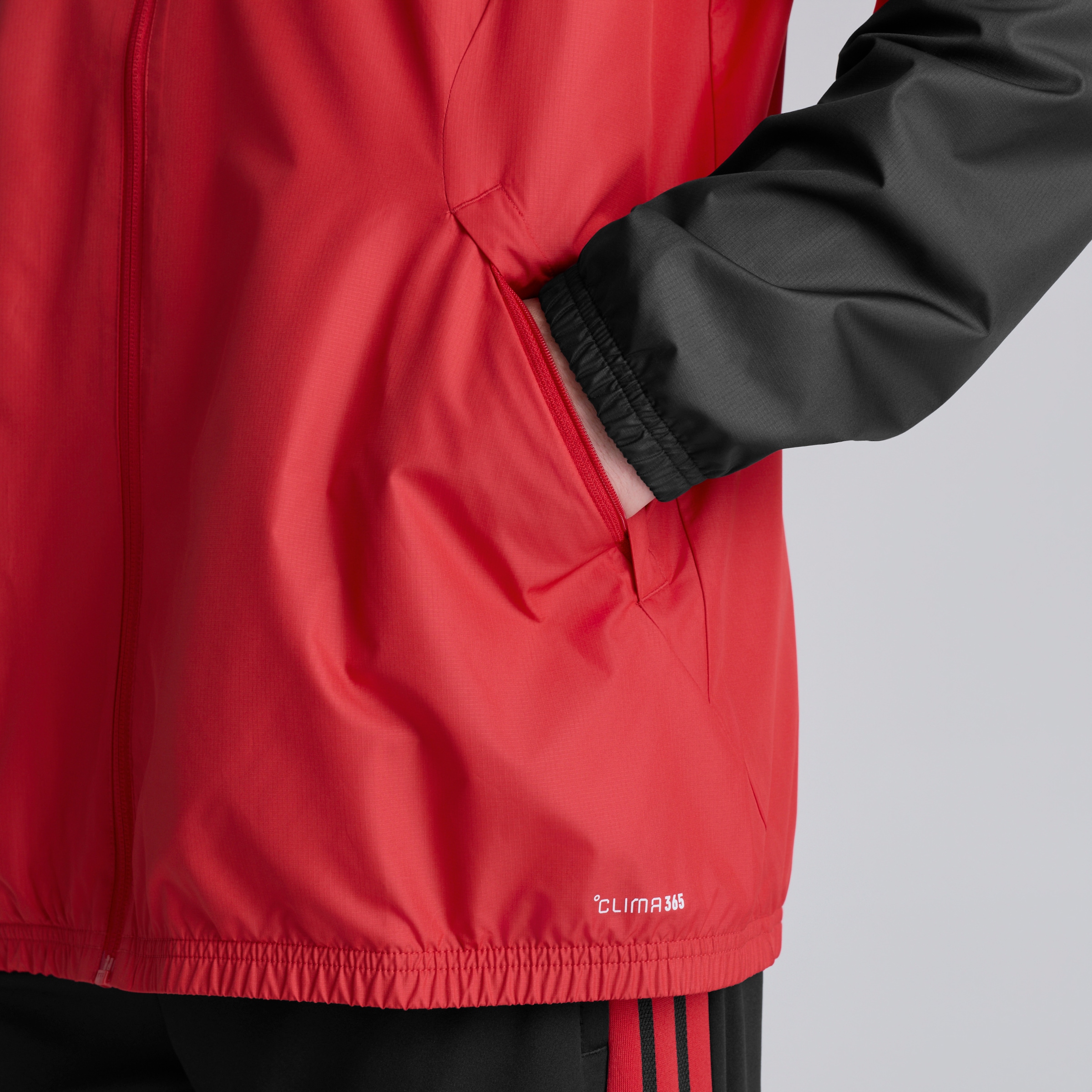 Manchester United 26/27 Training Tiro All Weather Jacket Red Red Detail [4-6]