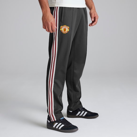 Manchester United x adidas Originals Adicolor Track Pants Black Black