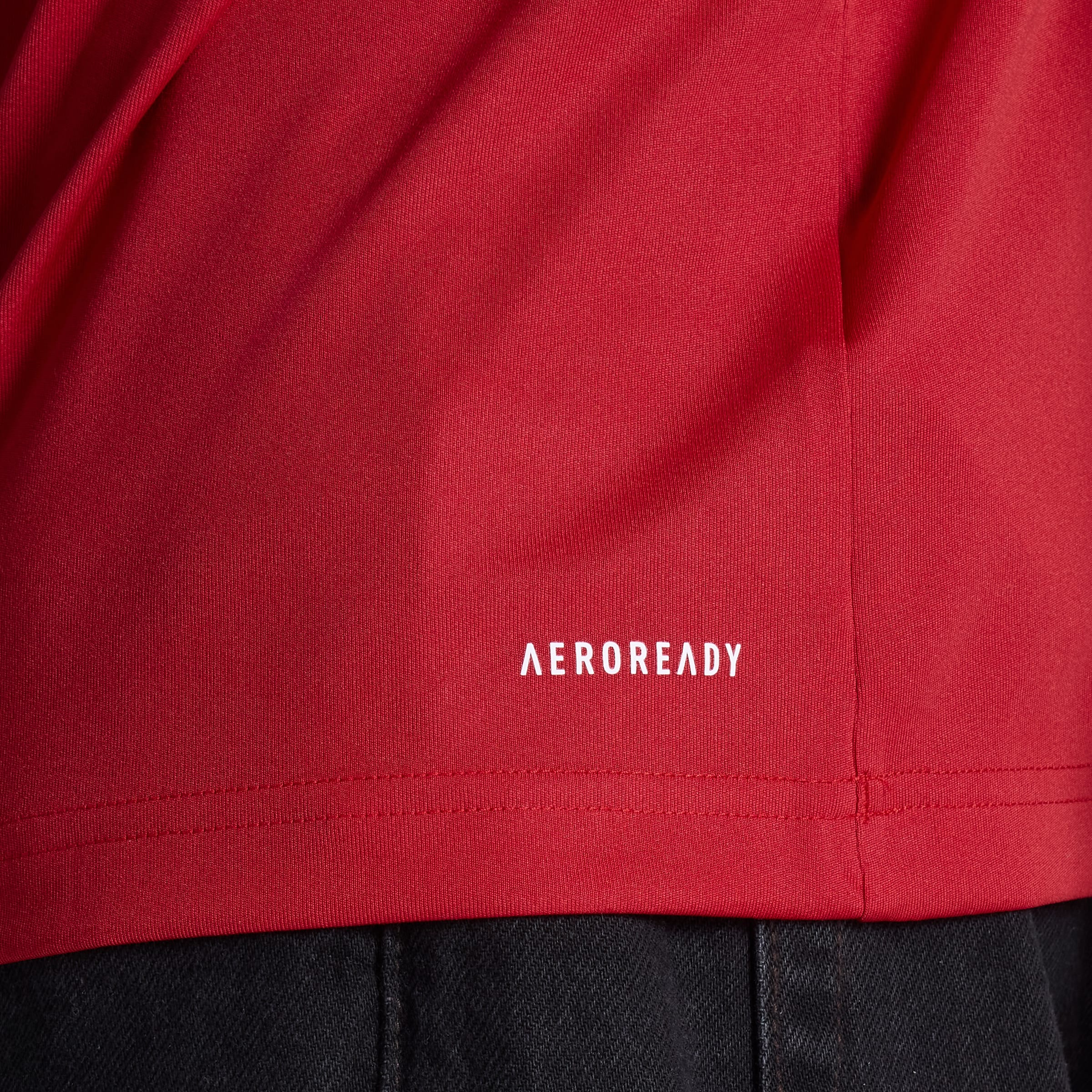 Manchester United x adidas RED4LIFE Polo Red Red Detail [4-8]