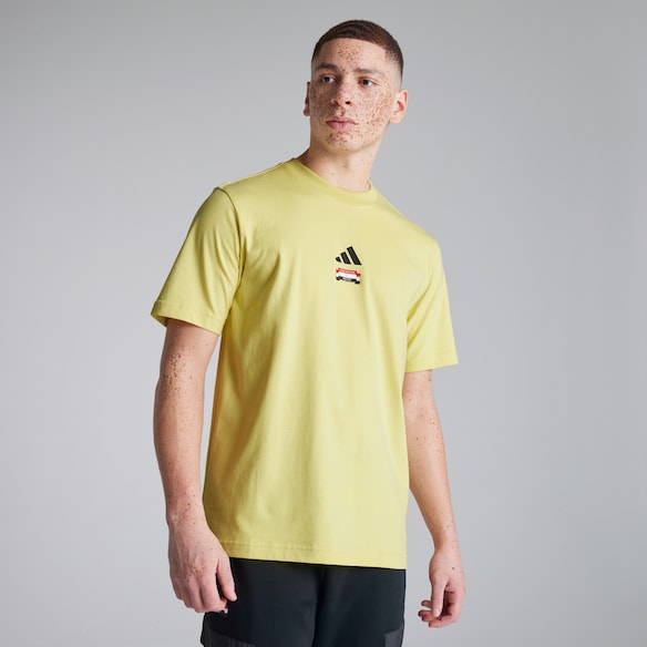 Manchester United x adidas City Escape T-Shirt Yellow Yellow