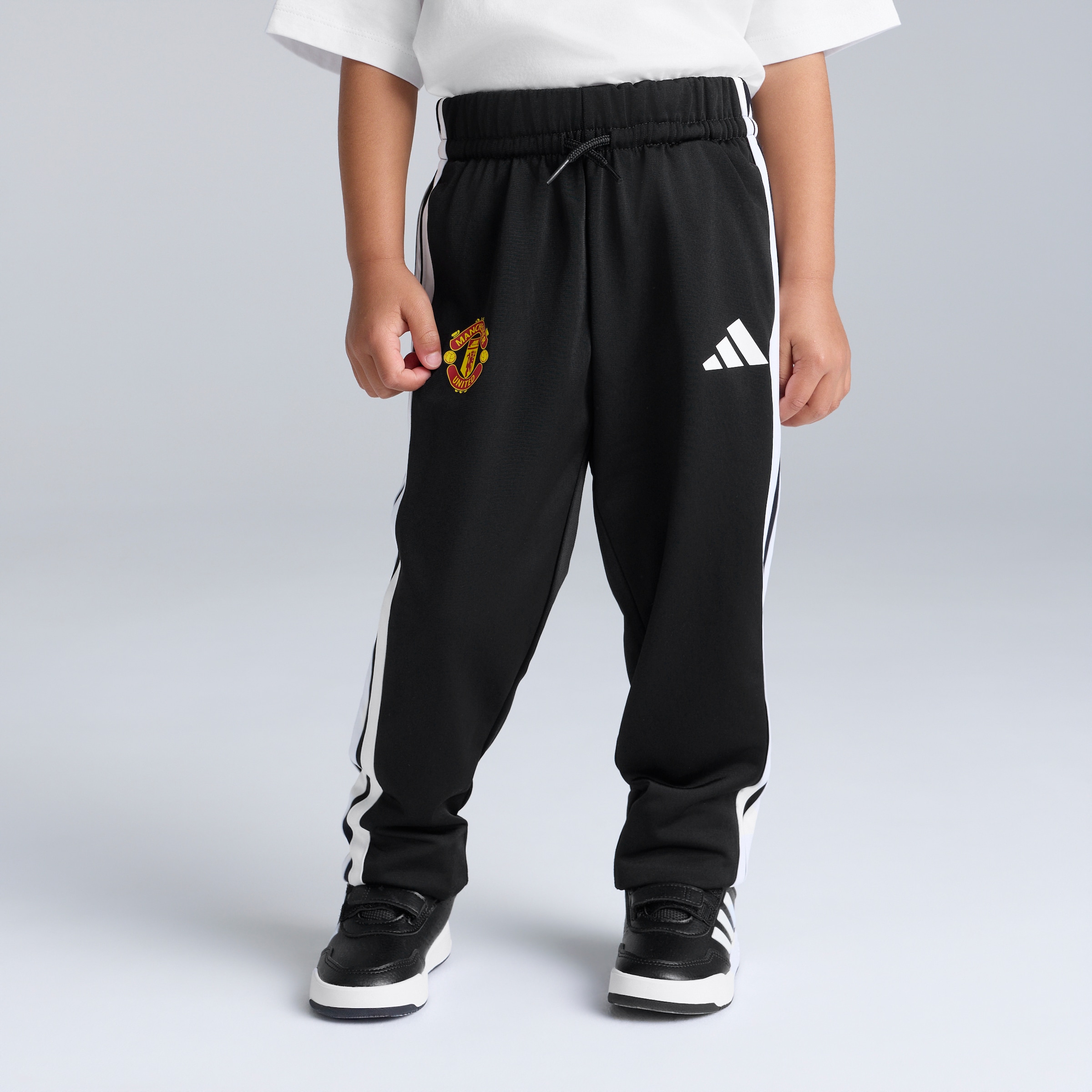 Manchester United x adidas Little Kids Essentials Tibero Tracksuit Red Red Detail [5-6]