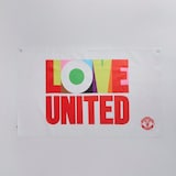 Manchester United Love United Flag White