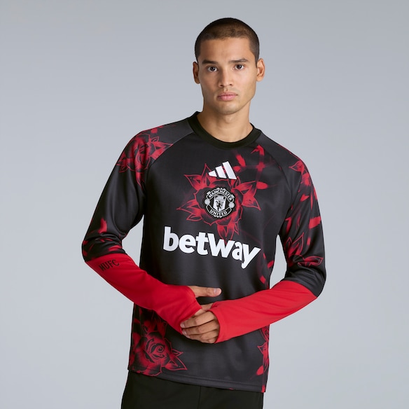 Manchester United 26/27 Home Pre Match Warm Top (Sponsored) Red