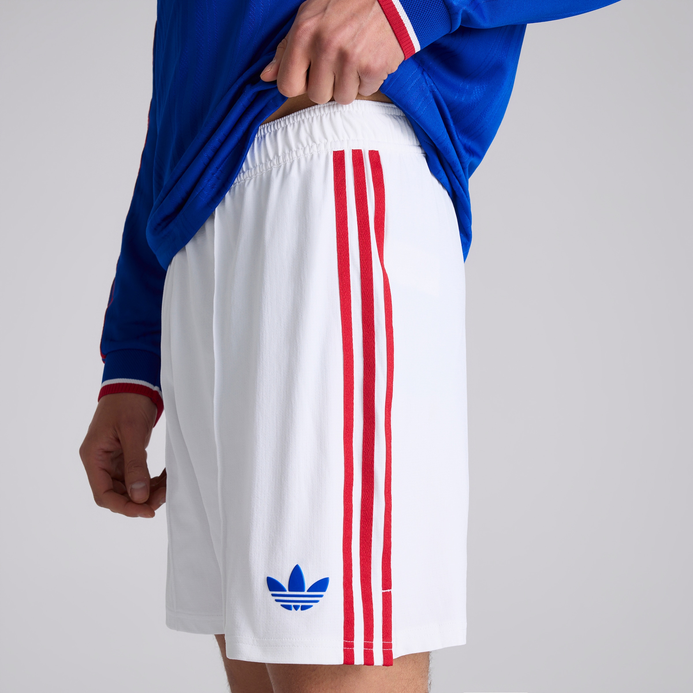 Manchester United 26/27 Away Authentic Shorts White Blanc Détail [5-5]