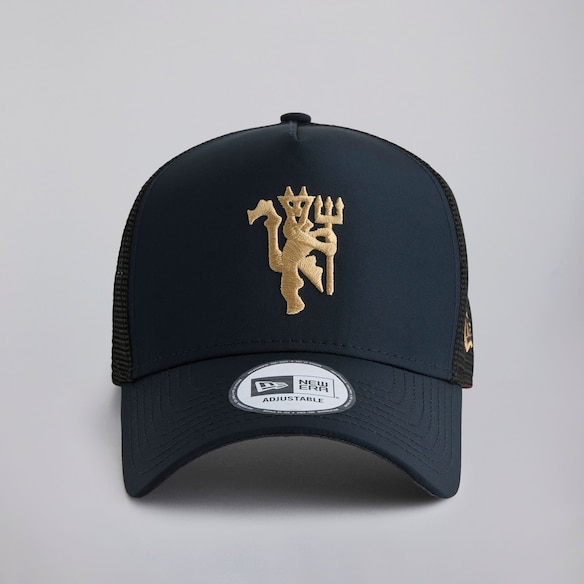 Manchester United x New Era 9Forty Gold Devil Cap Navy Navy blue