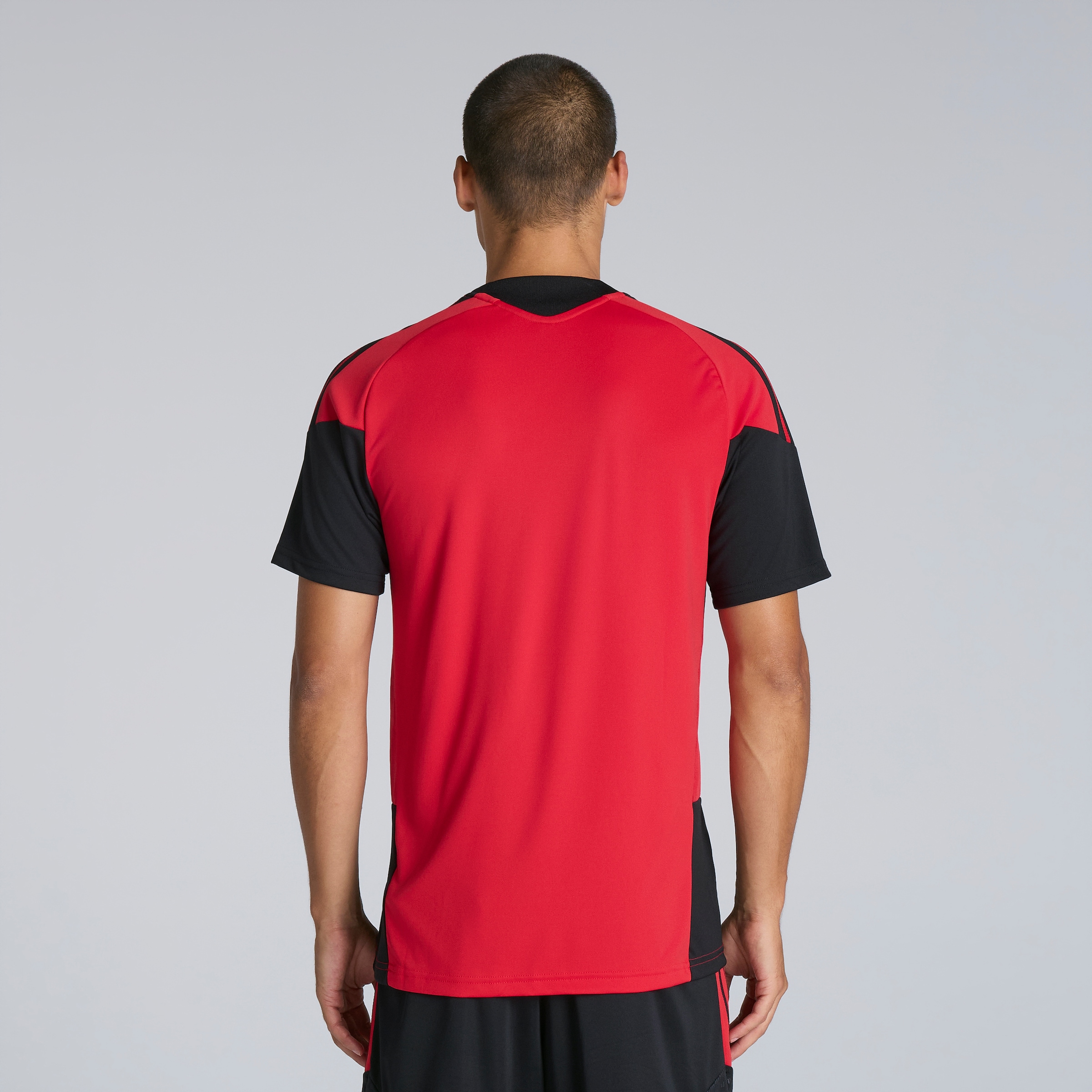 Manchester United 26/27 Training Tiro Jersey Red (Sponsored) Red Detail [2-5]
