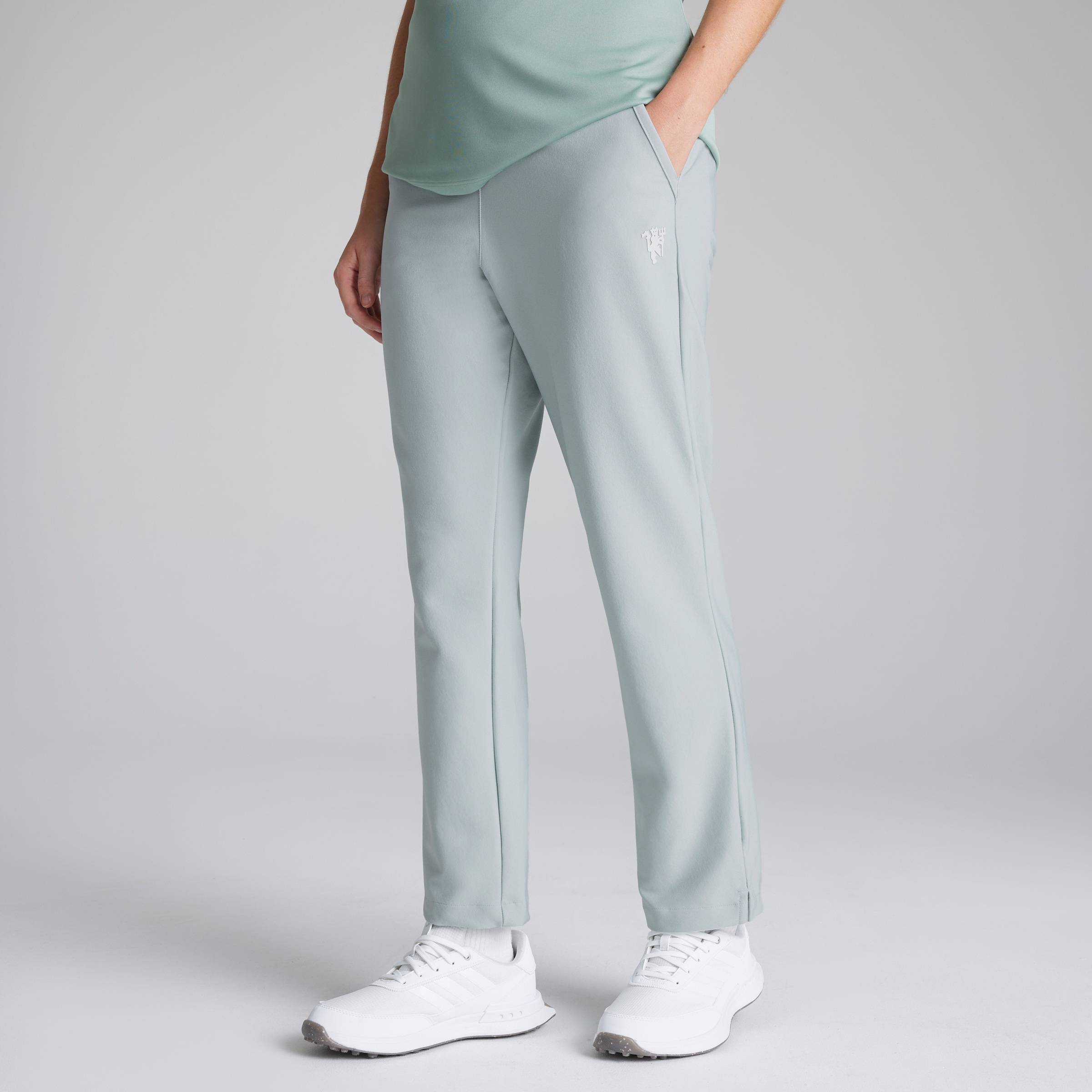 Manchester United x adidas Womens Golf Ultimate365 Solid Ankle Trousers Green Green