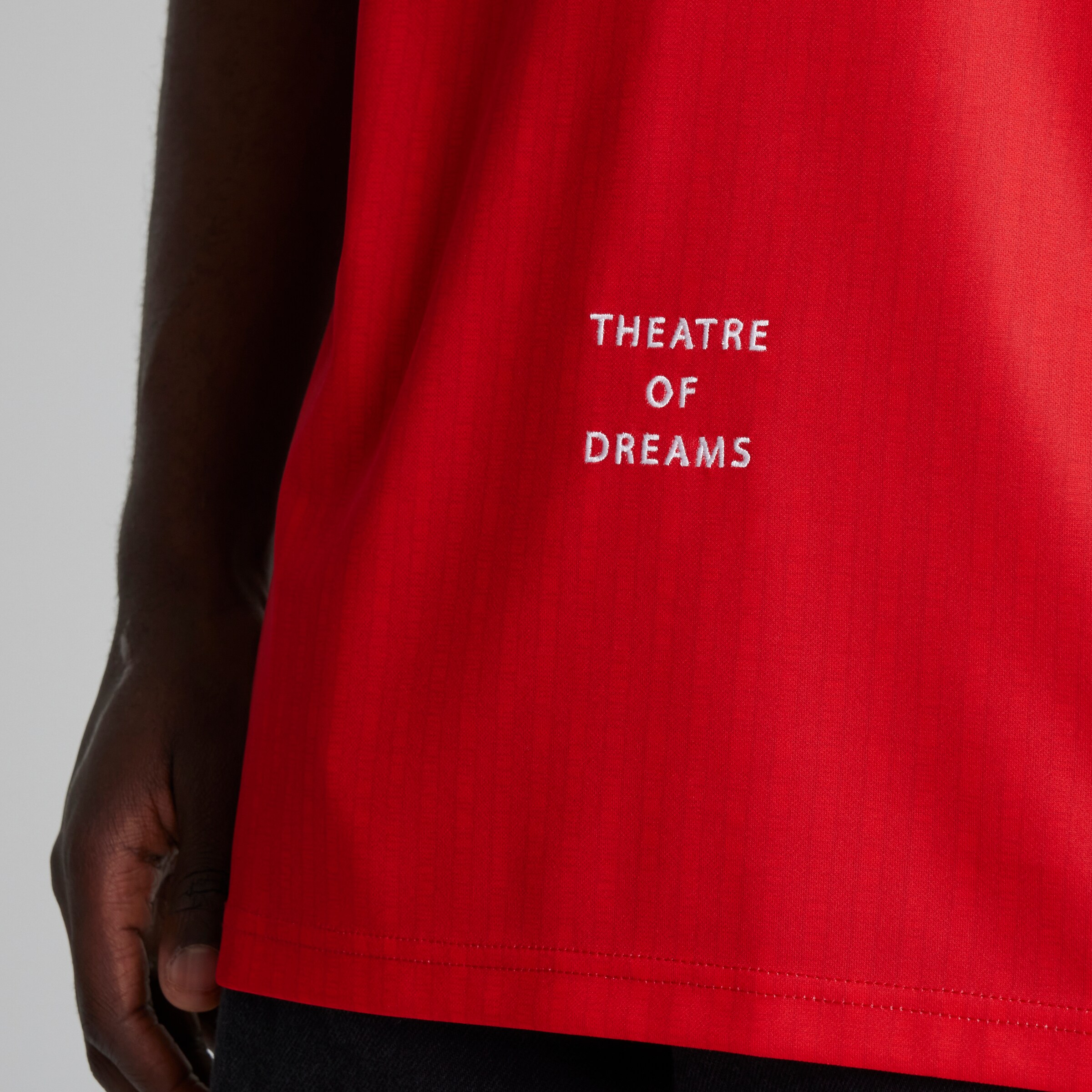  Manchester United 1996-98 Retro Home Shirt Red Red Detail [5-5]