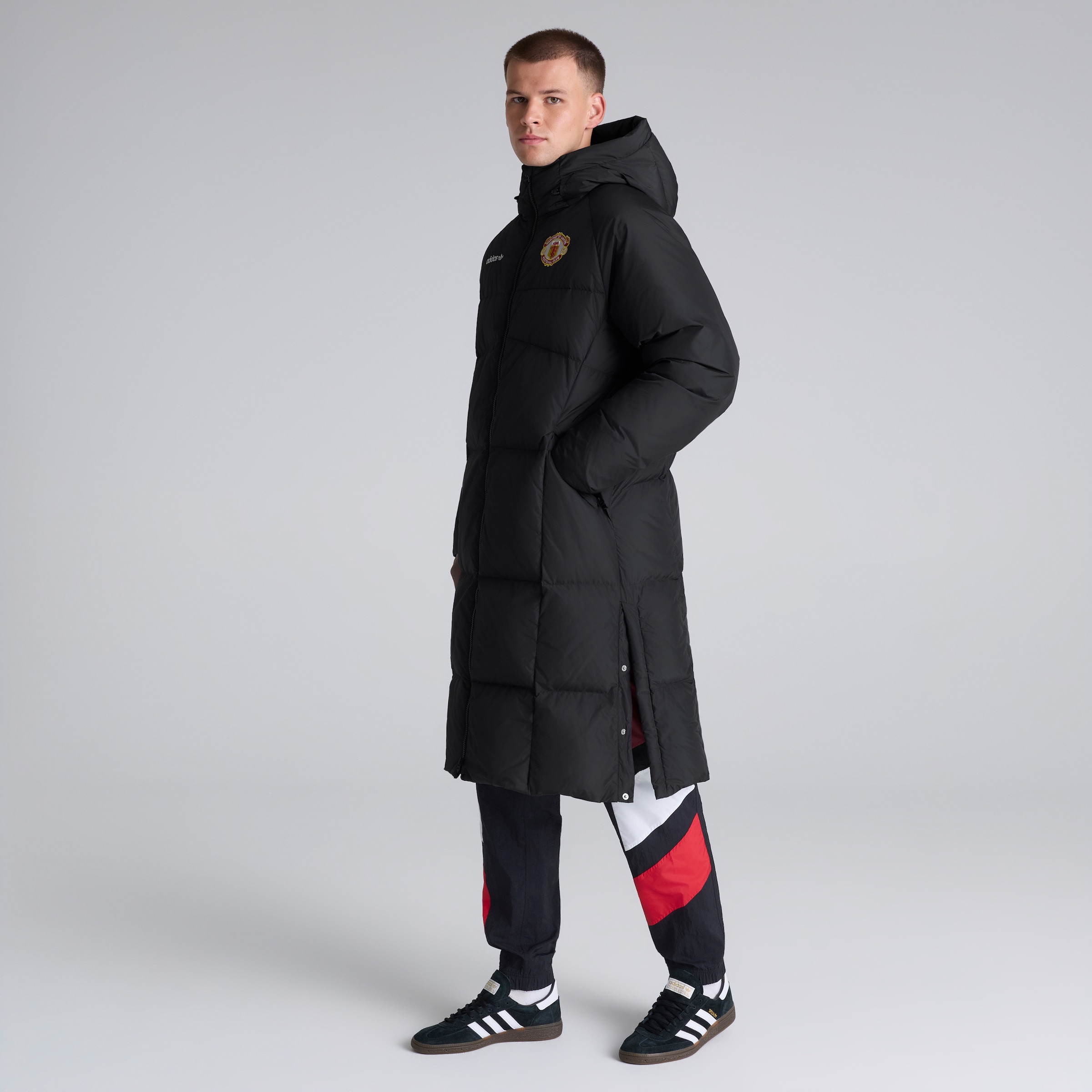 Manchester United x adidas EQT Down Jacket Black Black Detail [4-7]