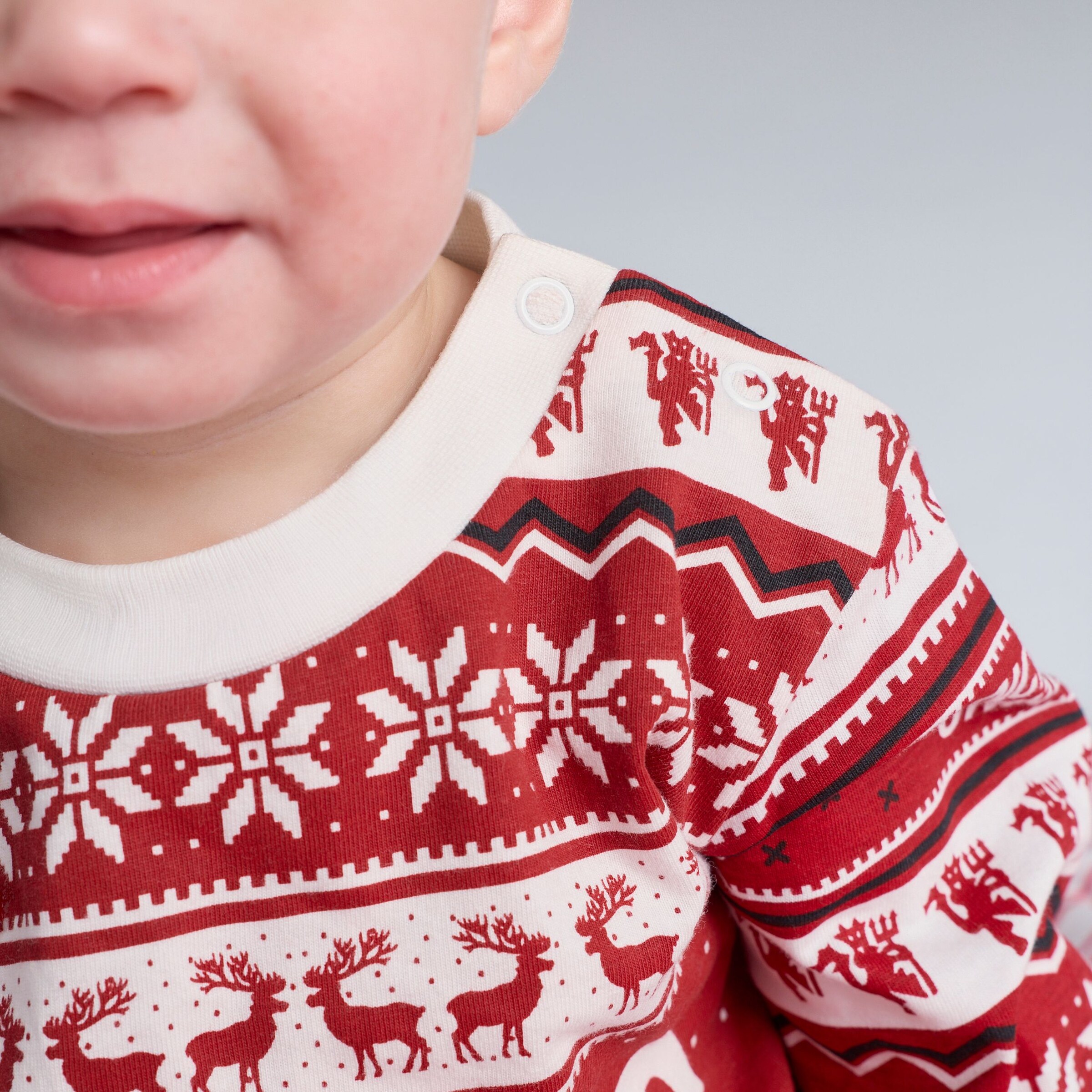 Manchester United Baby Christmas Fairisle Sleepsui Multi Detail [5-6]