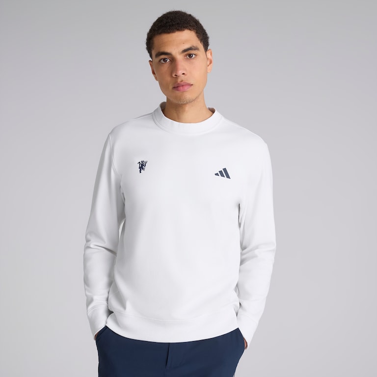 Manchester United x adidas Golf Ultimate365 Sweatshirt White