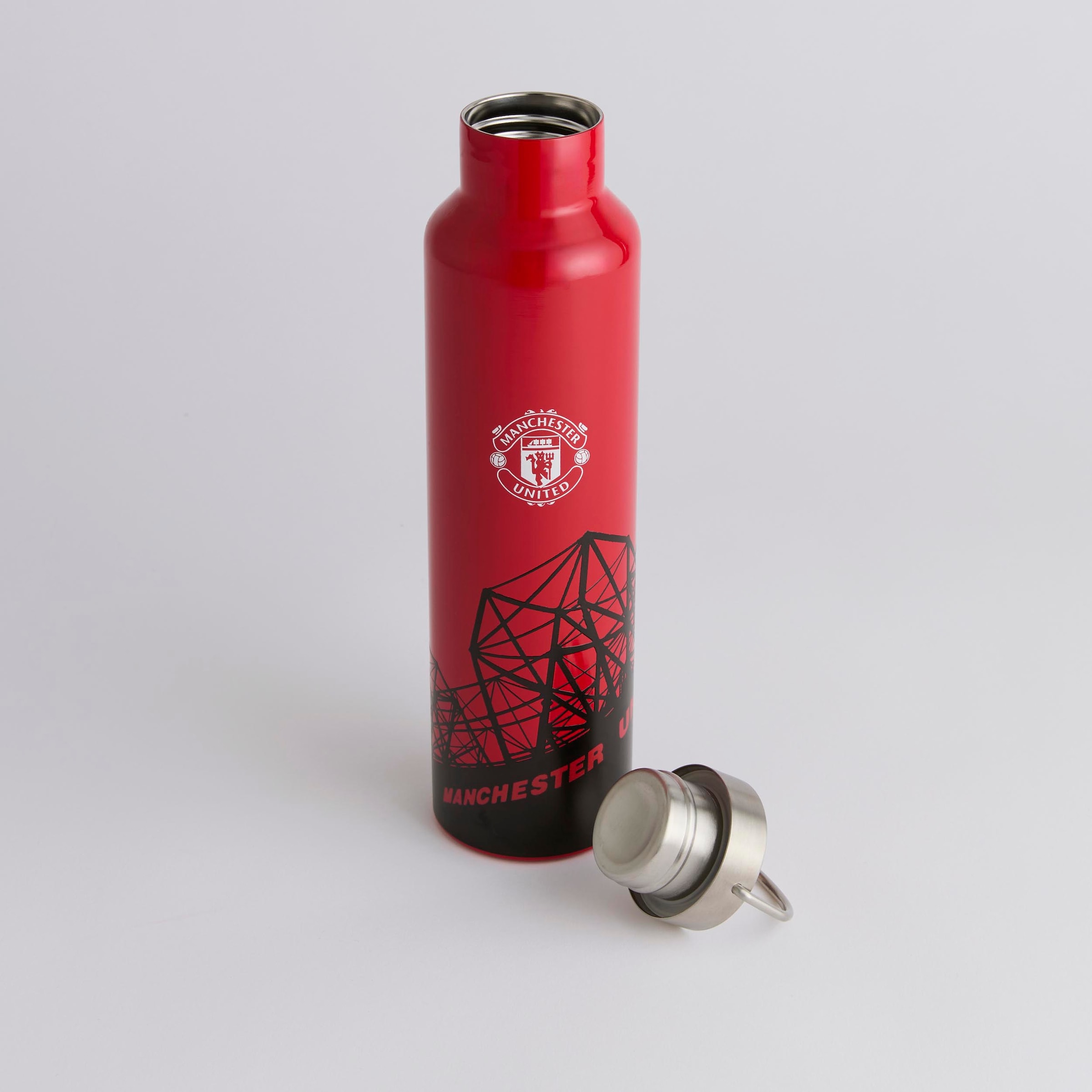 Manchester United Old Trafford Photo Water Bottle Red Red Detail [3-4]