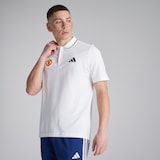Manchester United x adidas Essentials Pique Polo Shirt White