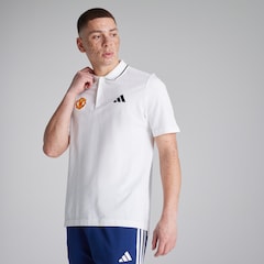 Manchester United x adidas Essentials Pique Polo Shirt White
