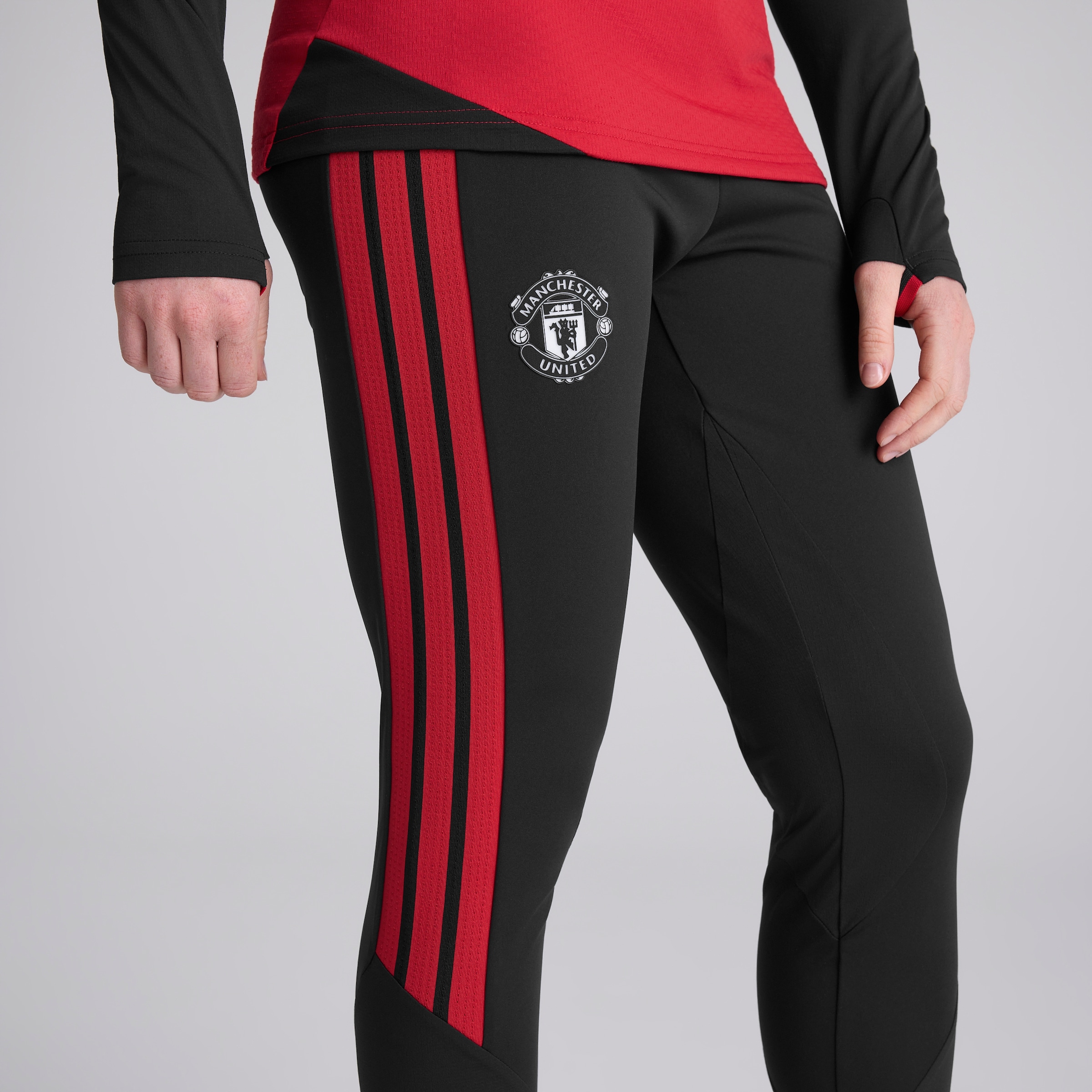 Manchester United Womens 26/27 Training Tiro Authentic Pants Black Black Detail [4-5]