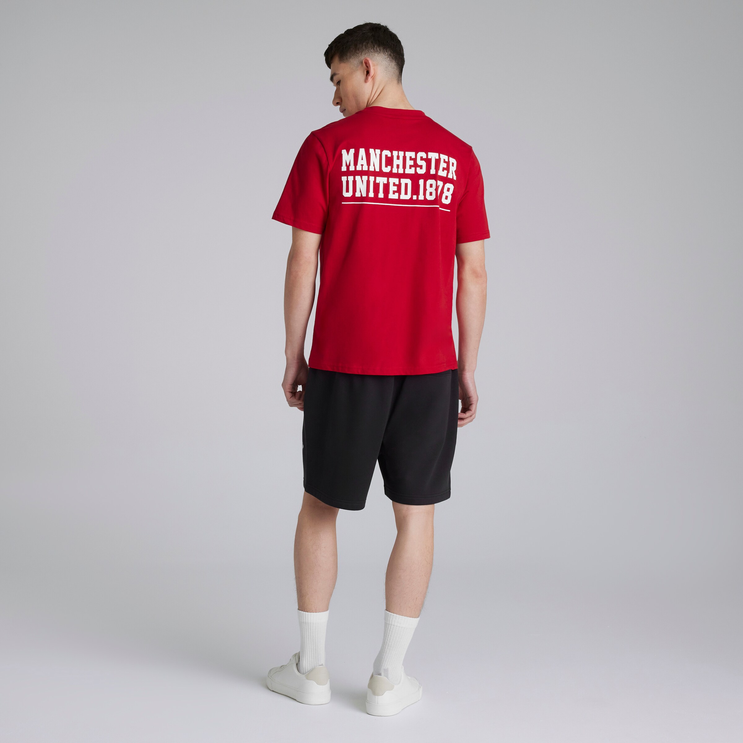 Manchester United Varsity Shorts Black Noir Détail [2-5]