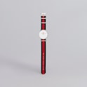 Manchester United Textile Stap Analogue Watch Black