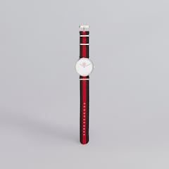 Manchester United Textile Stap Analogue Watch Black