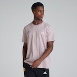 Manchester United x adidas Essentials Melange T-Shirt Pink