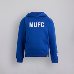 Manchester United Kids MUFC Overhead Hoodie Blue