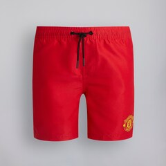 Manchester United Kids Swim Shorts Red