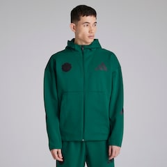 Manchester United x adidas Z.N.E. Full Zip Hoodie Green
