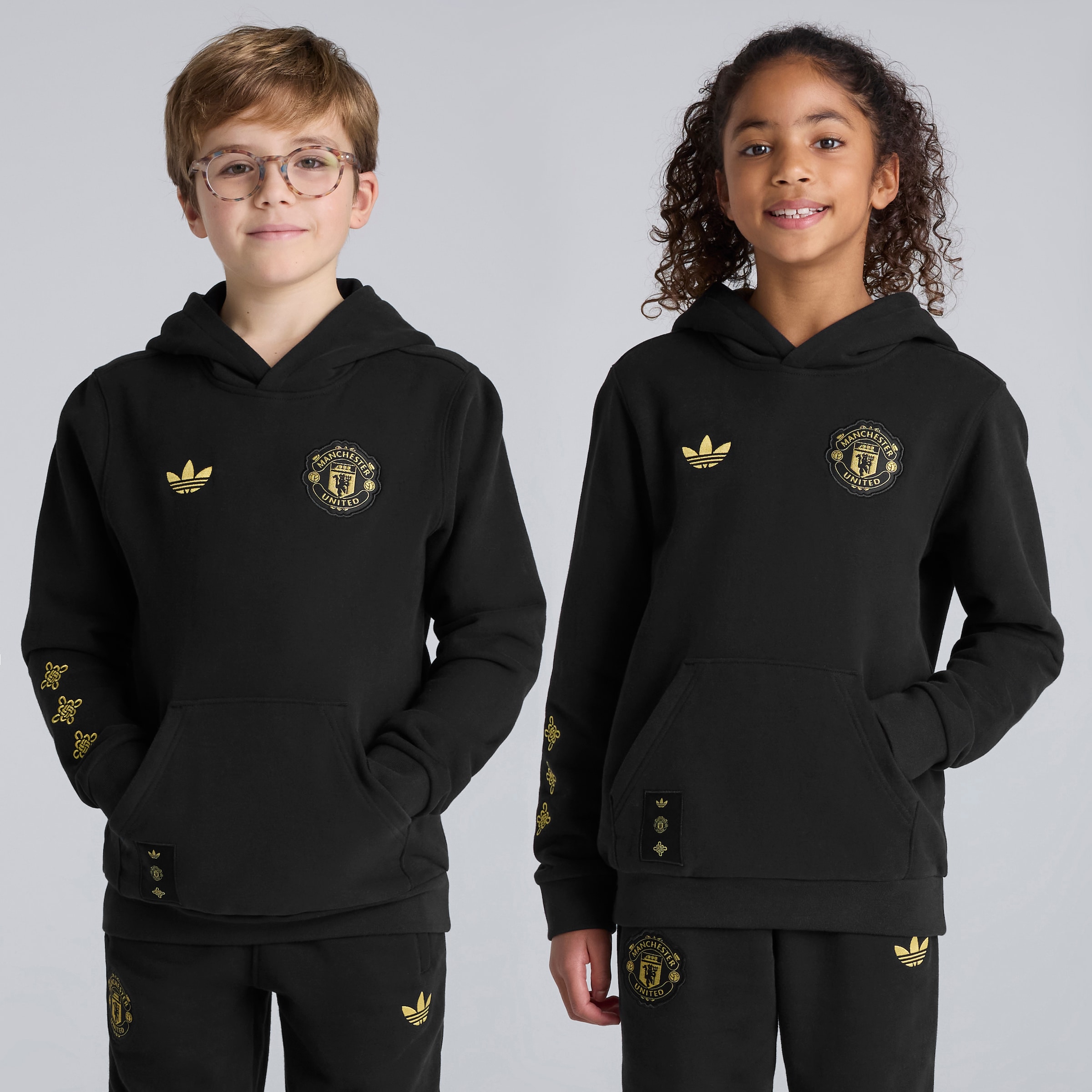Manchester United Cultural Story Hoodie Kids Black