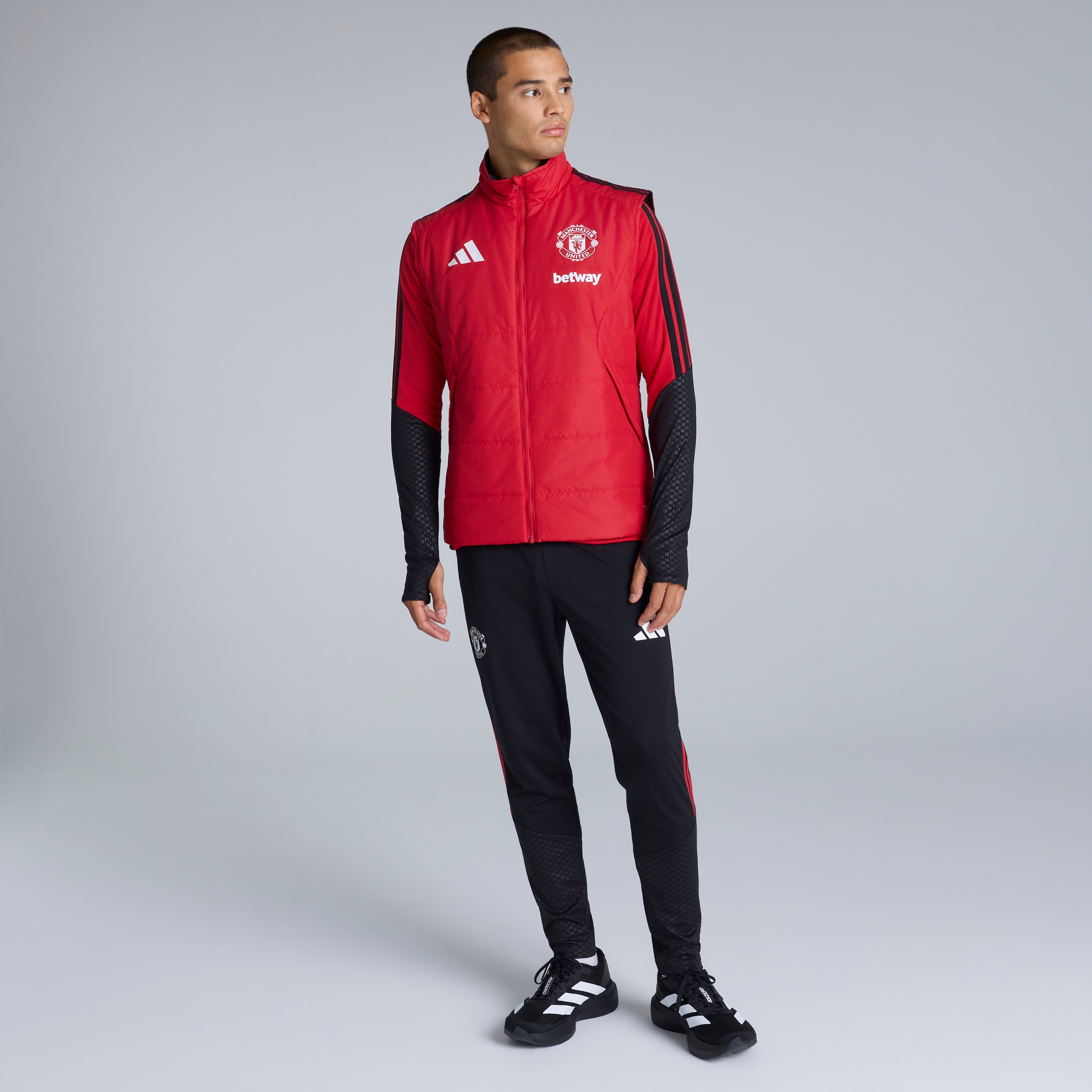 Manchester United 26/27 Training Tiro Winterized Vest Red (Sponsored) Red Detail [3-5]
