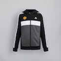 Manchester United x adidas Kinder Future Icons 3-Streifen T-Shirt Weiß