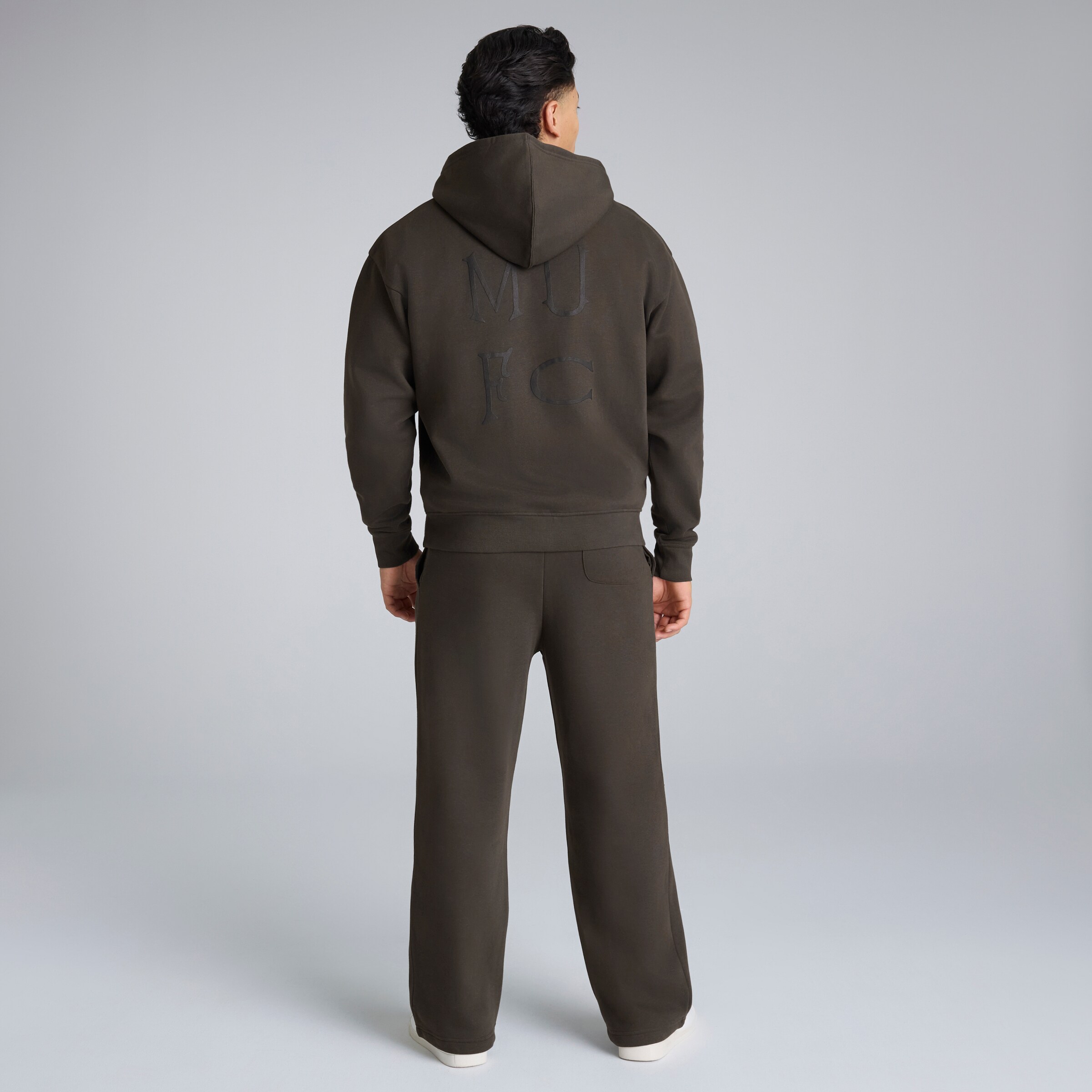 Manchester United Archive Joggers Charcoal Detail [2-5]