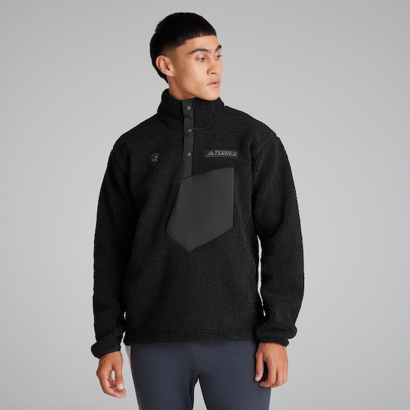 Manchester United x adidas Mens Terrex Xploric Sweatshirt Black Black