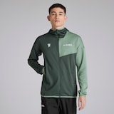 Manchester United x adidas Terrex Xperior Light Fleece Hooded Jacket Green