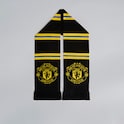Manchester United Third Inspired Bar Scarf Black