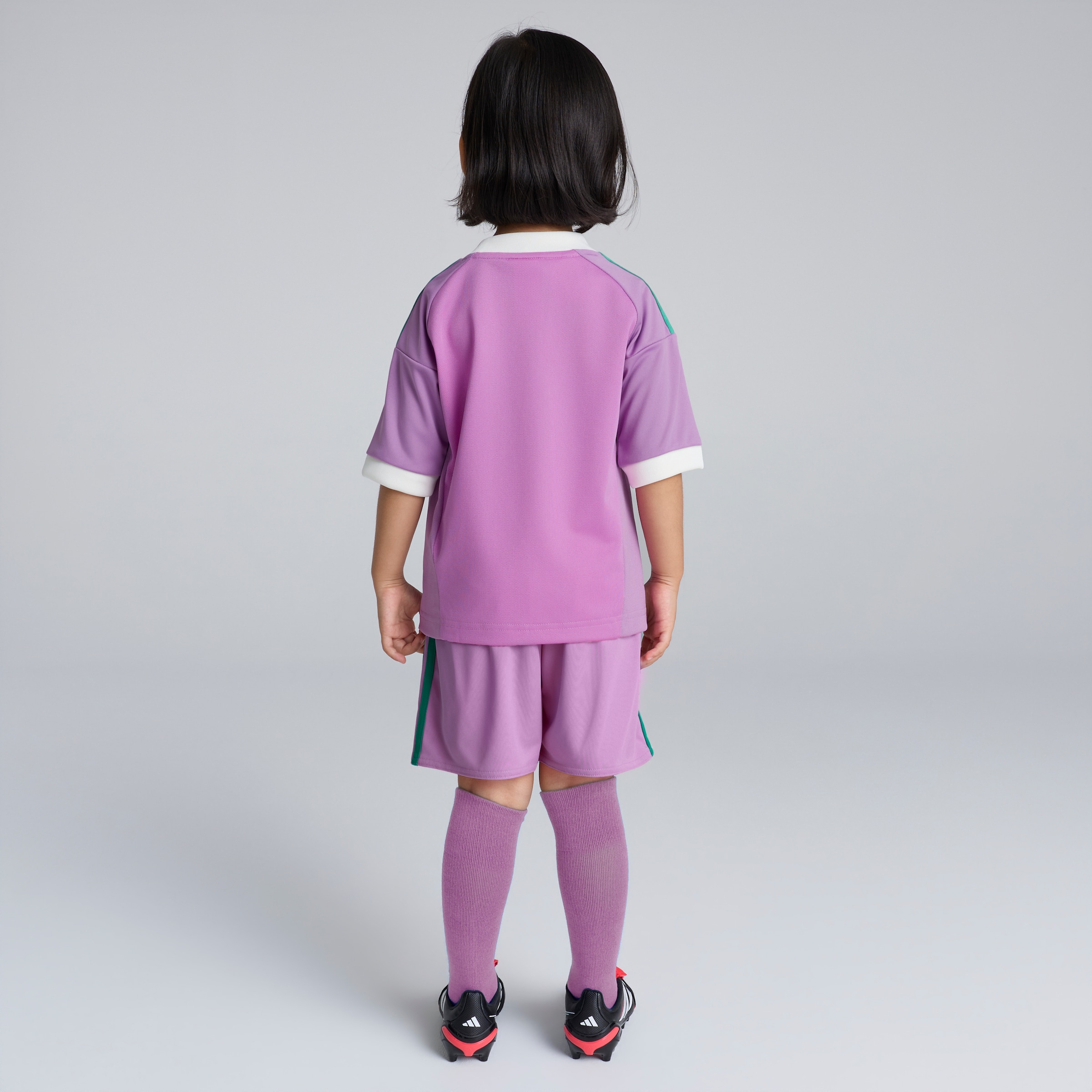 Manchester United Kids 26/27 Away Goalkeeper Mini Kit Purple 紫色 细节 [2-7]