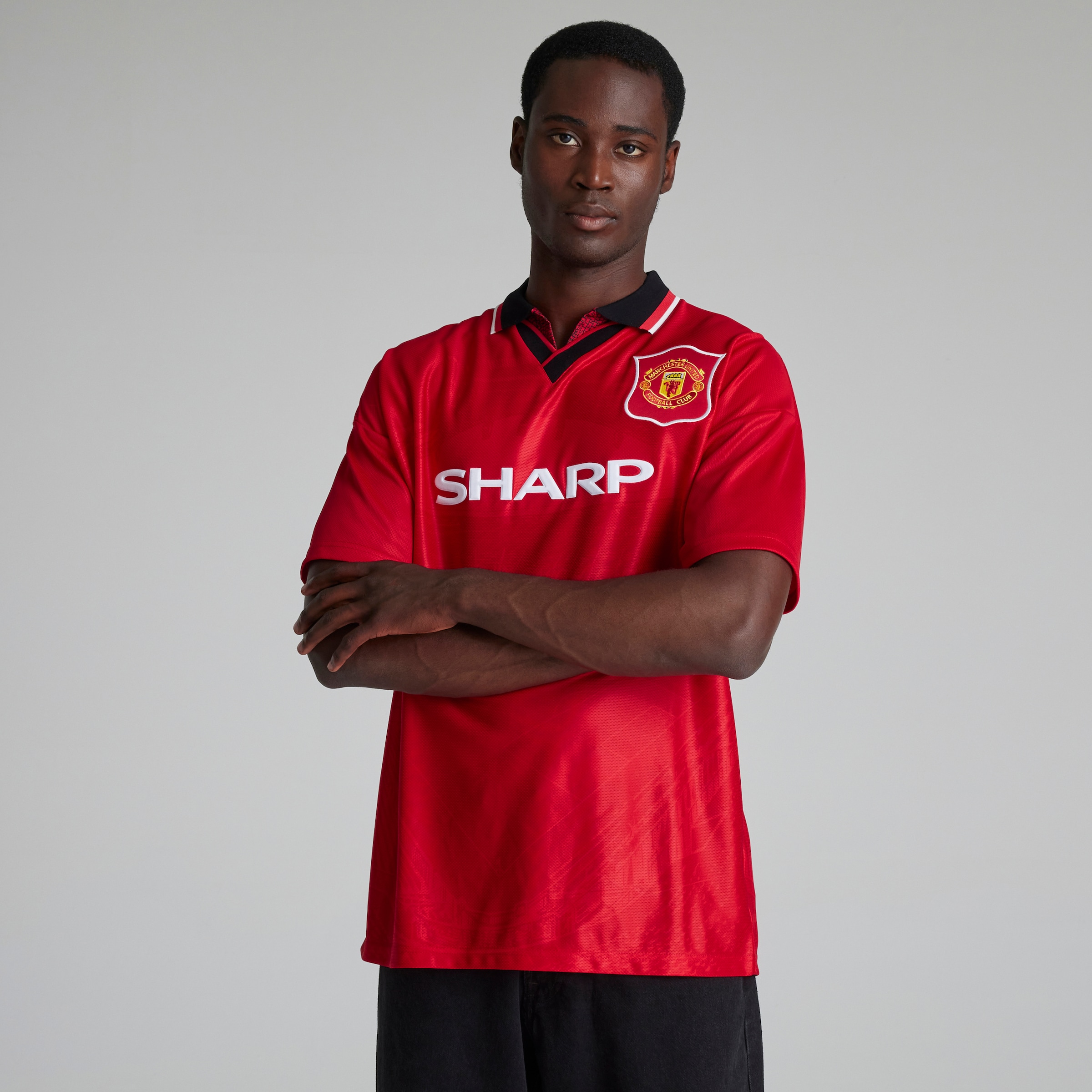  Manchester United 1994-96 Retro Home Shirt Red Rot