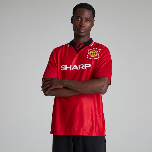 Manchester United 1994-96 Retro Home Shirt Red Red