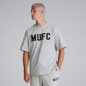 Manchester United Mens MUFC T-Shirt Grey