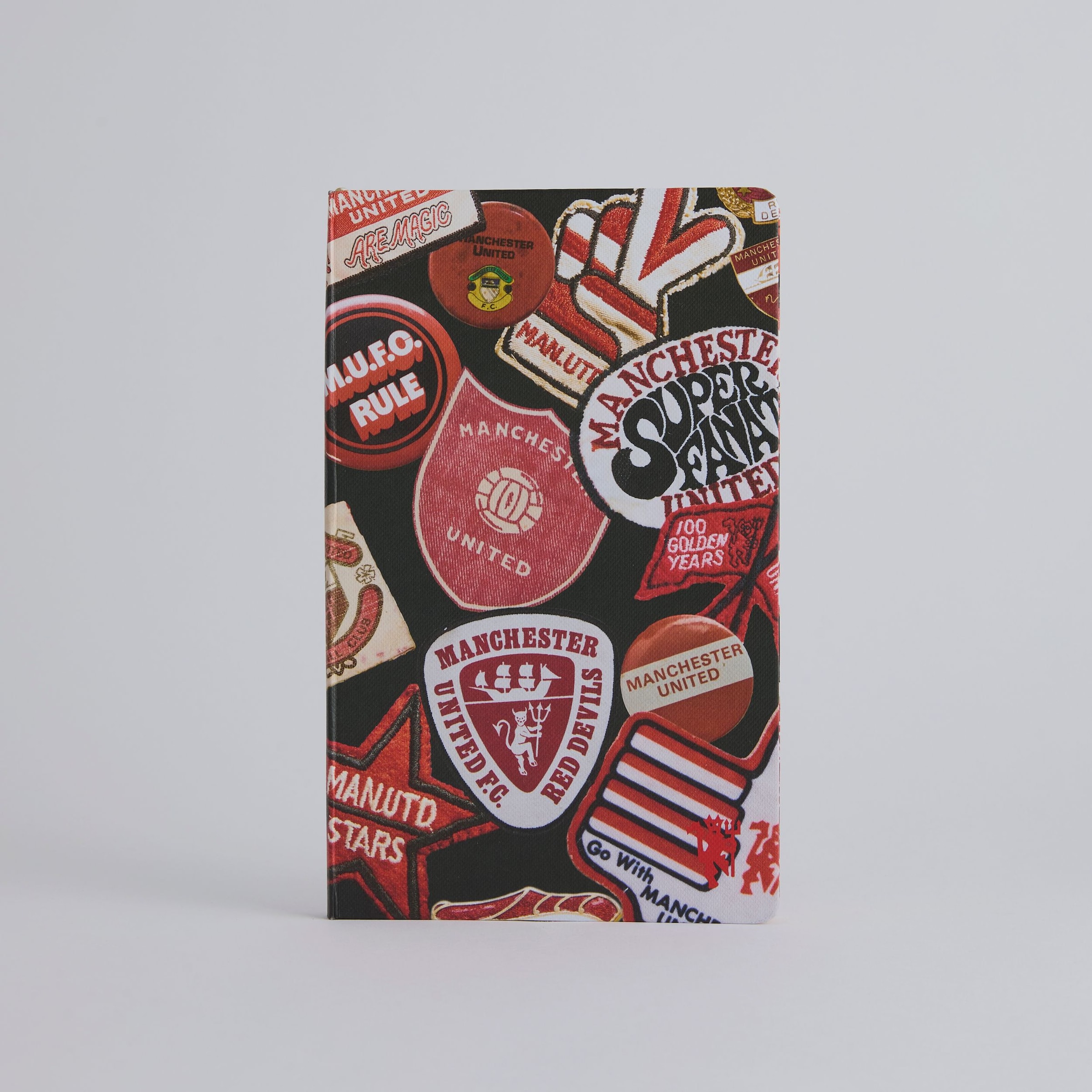 Manchester United x Paul Smith Fan Badge Print Notebook Black Black
