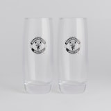 Manchester United High Tumbler 2 Pack Clear
