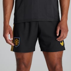 MU Adidas 25/26 Third Mens Authentic Shorts Black