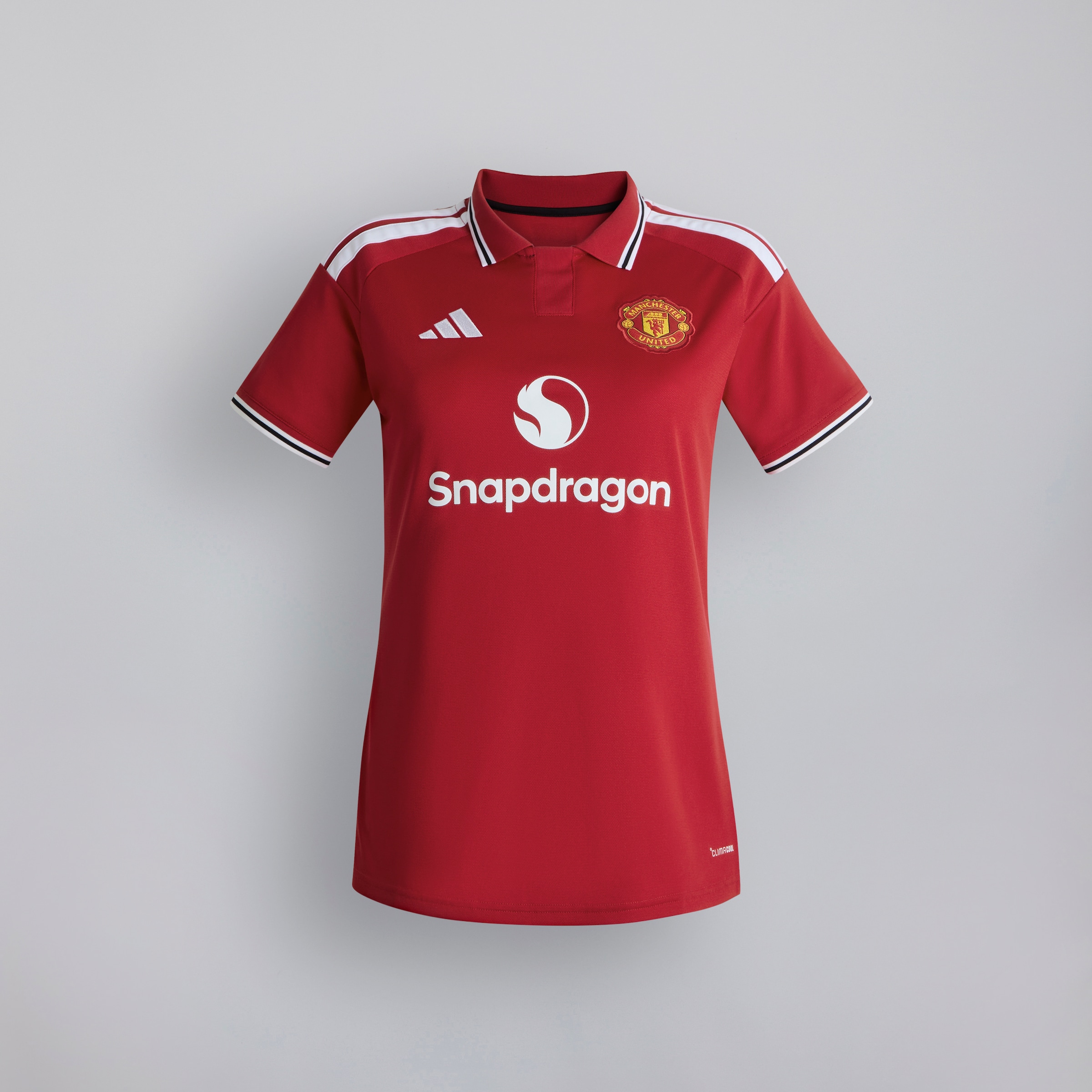 Manchester United 26/27 Home Jersey Womens with Park 8 WSL Printing 红色 细节 [2-2]