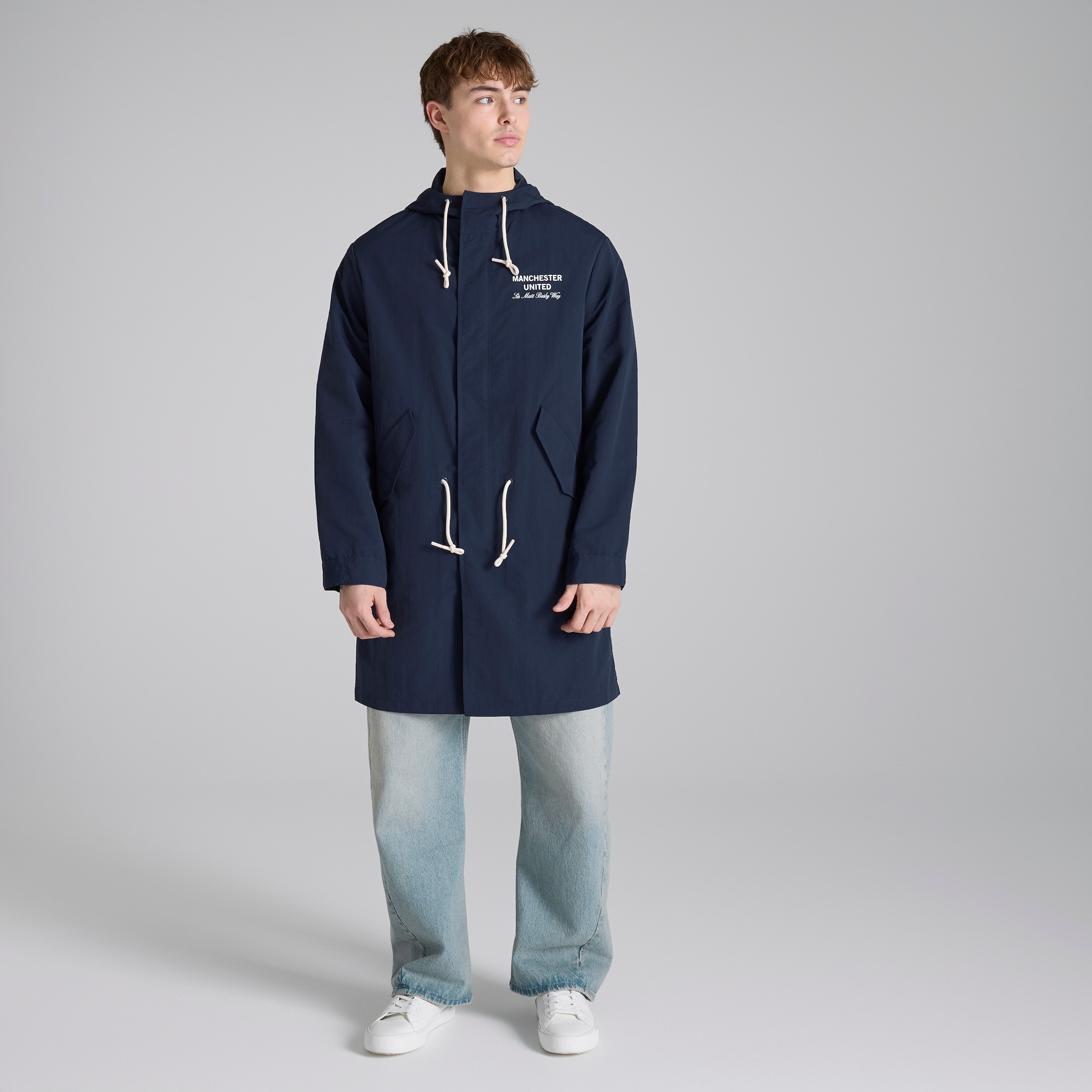 Manchester United Theatre of Dreams Coach Jacket Navy Navy blue