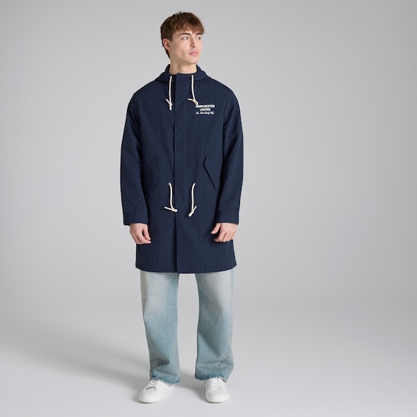 Manchester United Theatre of Dreams Coach Jacket Navy Navy blue