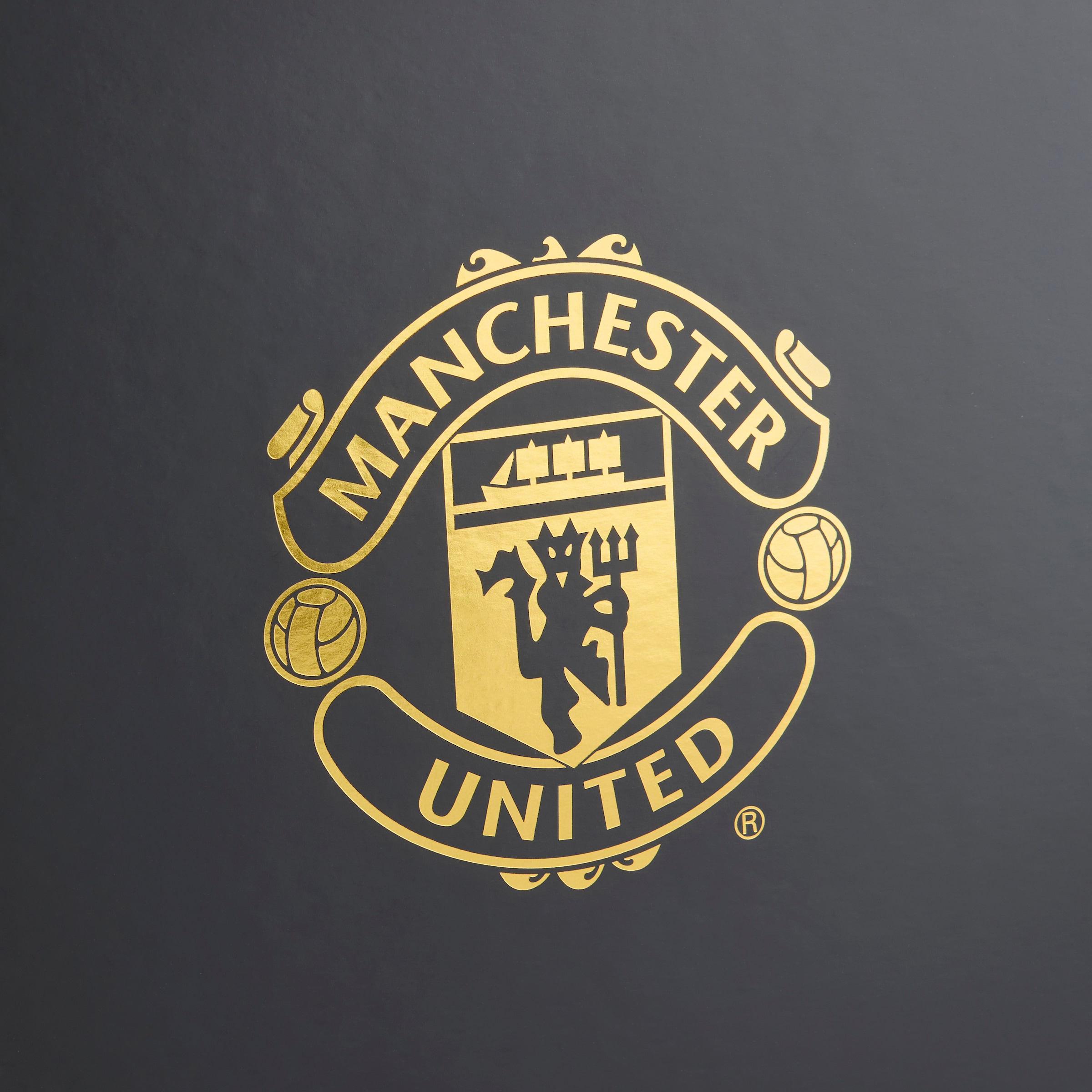 Manchester United Gift Box Large (35 x 27 x 12cm) Black Schwarz Detail [4-4]