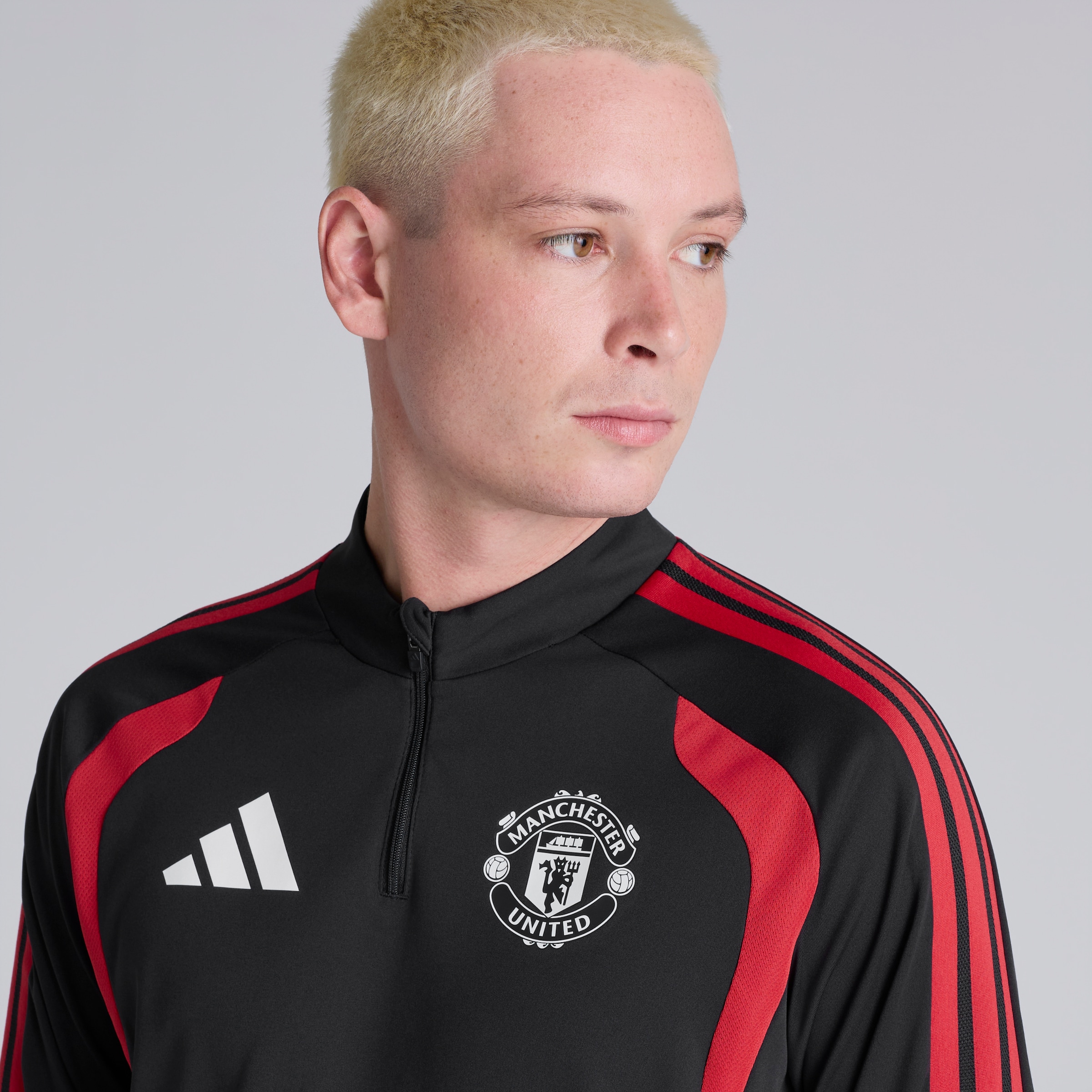 Manchester United 26/27 Training Tiro Top Black Black Detail [5-6]
