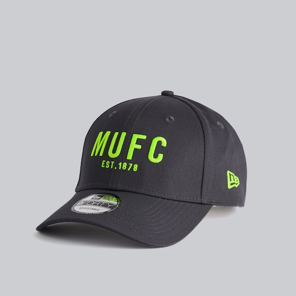 Manchester United x New Era Neon MUFC 9Forty Cap Grey Grey