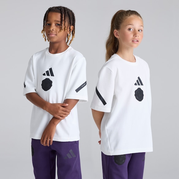 Manchester United x adidas Kids Z.N.E. T-Shirt White White